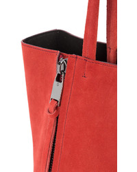 rote Shopper Tasche aus Leder von Elena Ghisellini