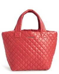 rote Shopper Tasche aus Nylon