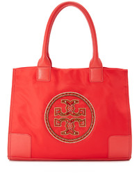 rote Shopper Tasche aus Nylon von Tory Burch