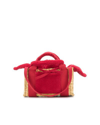 rote Shopper Tasche aus Pelz von Muun