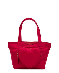 rote Shopper Tasche aus Segeltuch von Anya Hindmarch