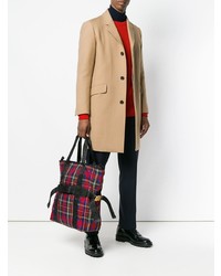 rote Shopper Tasche aus Segeltuch von Versace