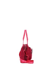 rote Shopper Tasche aus Segeltuch von George Gina & Lucy