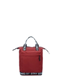 rote Shopper Tasche aus Segeltuch von George Gina & Lucy