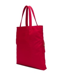 rote Shopper Tasche aus Segeltuch von Anya Hindmarch