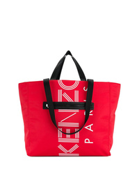 rote Shopper Tasche aus Segeltuch von Kenzo