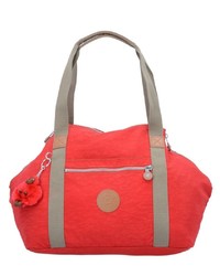 rote Shopper Tasche aus Segeltuch von Kipling