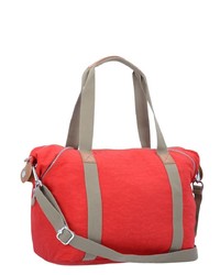 rote Shopper Tasche aus Segeltuch von Kipling