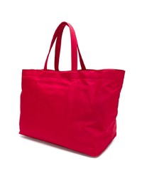 rote Shopper Tasche aus Segeltuch von Anya Hindmarch