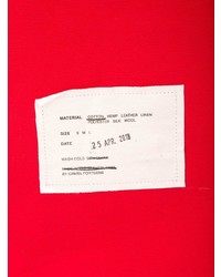 rote Shopper Tasche aus Segeltuch von Camiel Fortgens