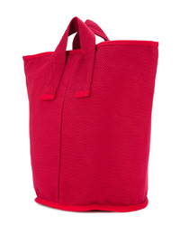 rote Shopper Tasche aus Segeltuch von Cabas