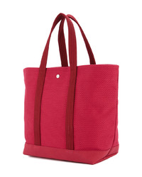 rote Shopper Tasche aus Segeltuch von Cabas