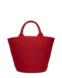 rote Shopper Tasche aus Segeltuch von Prada
