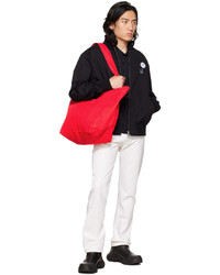 rote Shopper Tasche aus Segeltuch von Raf Simons