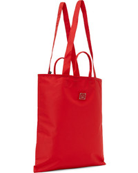 rote Shopper Tasche aus Segeltuch von Acne Studios