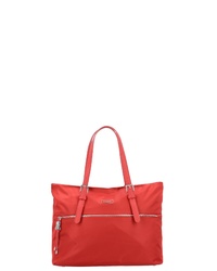 rote Shopper Tasche aus Segeltuch von Samsonite