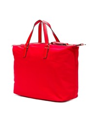 rote Shopper Tasche aus Segeltuch von Tory Burch