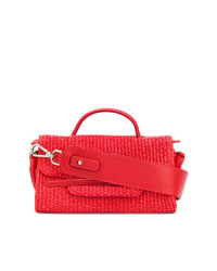 rote Shopper Tasche aus Stroh von Zanellato