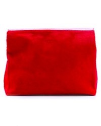 rote Shopper Tasche aus Wildleder von Marie Turnor