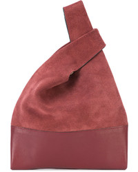 rote Shopper Tasche aus Wildleder von Hayward