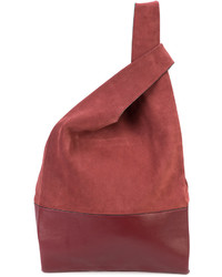 rote Shopper Tasche aus Wildleder von Hayward