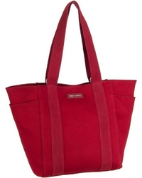 rote Shopper Tasche aus Wildleder von Marc O'Polo