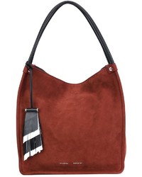 rote Shopper Tasche aus Wildleder von Proenza Schouler