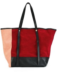 rote Shopper Tasche aus Wildleder von See by Chloe