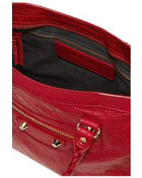 rote Shopper Tasche mit Reliefmuster von Balenciaga