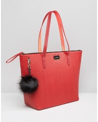 rote Shopper Tasche von Pauls Boutique