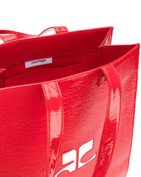 rote Shopper Tasche von Courreges