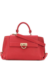 rote Shopper Tasche von Salvatore Ferragamo