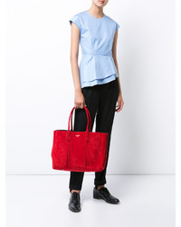 rote Shopper Tasche von Lanvin
