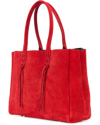 rote Shopper Tasche von Lanvin