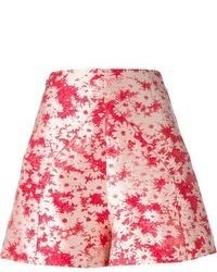 rote Shorts mit Blumenmuster von Stella McCartney