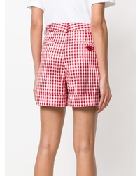 rote Shorts mit Karomuster von P.A.R.O.S.H.