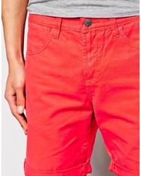 rote Shorts von Solid