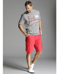 rote Shorts von Men Plus by HAPPYsize