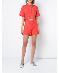 rote Shorts von Marina Moscone