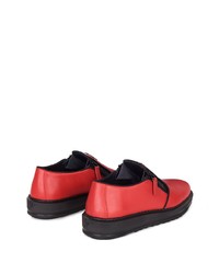 rote Slip-On Sneakers aus Leder von Giuseppe Zanotti