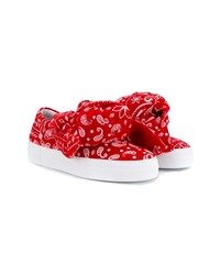 rote Slip-On Sneakers aus Wildleder von Joshua Sanders