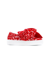 rote Slip-On Sneakers aus Wildleder von Joshua Sanders