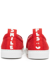 rote Slip-On Sneakers von Joshua Sanders