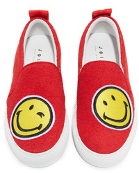 rote Slip-On Sneakers von Joshua Sanders