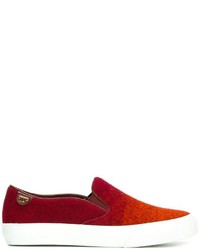 rote Slip-On Sneakers von Tory Burch