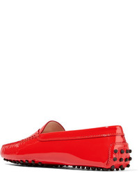 rote Slipper von Tod's