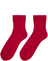 rote Socken von Comme des Garcons