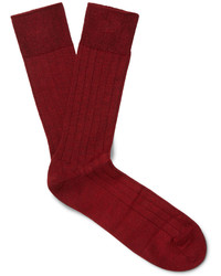 rote Socken von John Smedley