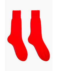 rote Socken von Raf Simons
