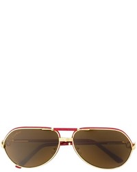 rote Sonnenbrille von Cartier